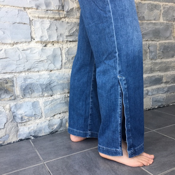 Banana Republic Denim - Banana Republic High Rise Split Hem Jeans